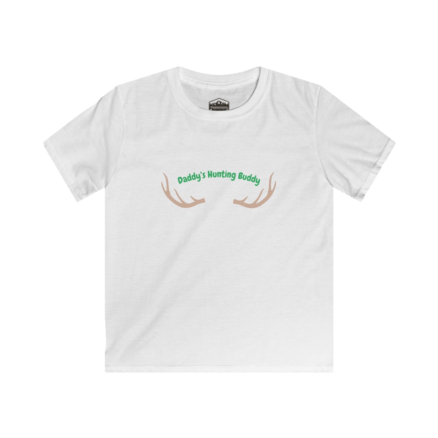 Daddy's Hunting Buddy Kids Softstyle Tee - Perfect for Little Outdoor Enthusiasts