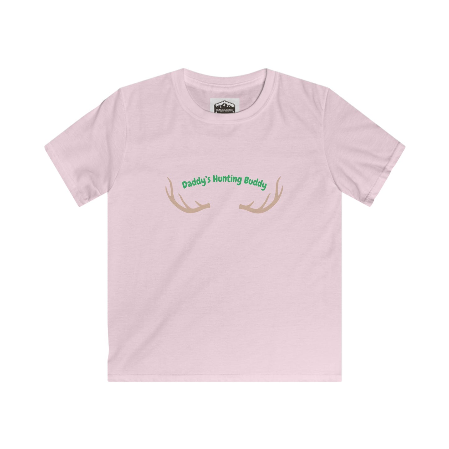 Daddy's Hunting Buddy Kids Softstyle Tee - Perfect for Little Outdoor Enthusiasts