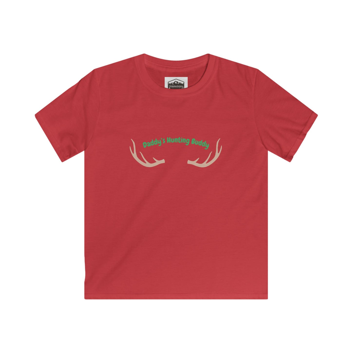 Daddy's Hunting Buddy Kids Softstyle Tee - Perfect for Little Outdoor Enthusiasts