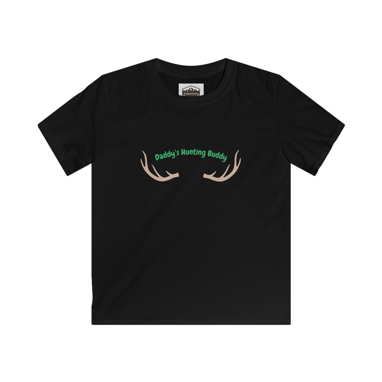 Daddy's Hunting Buddy Kids Softstyle Tee - Perfect for Little Outdoor Enthusiasts