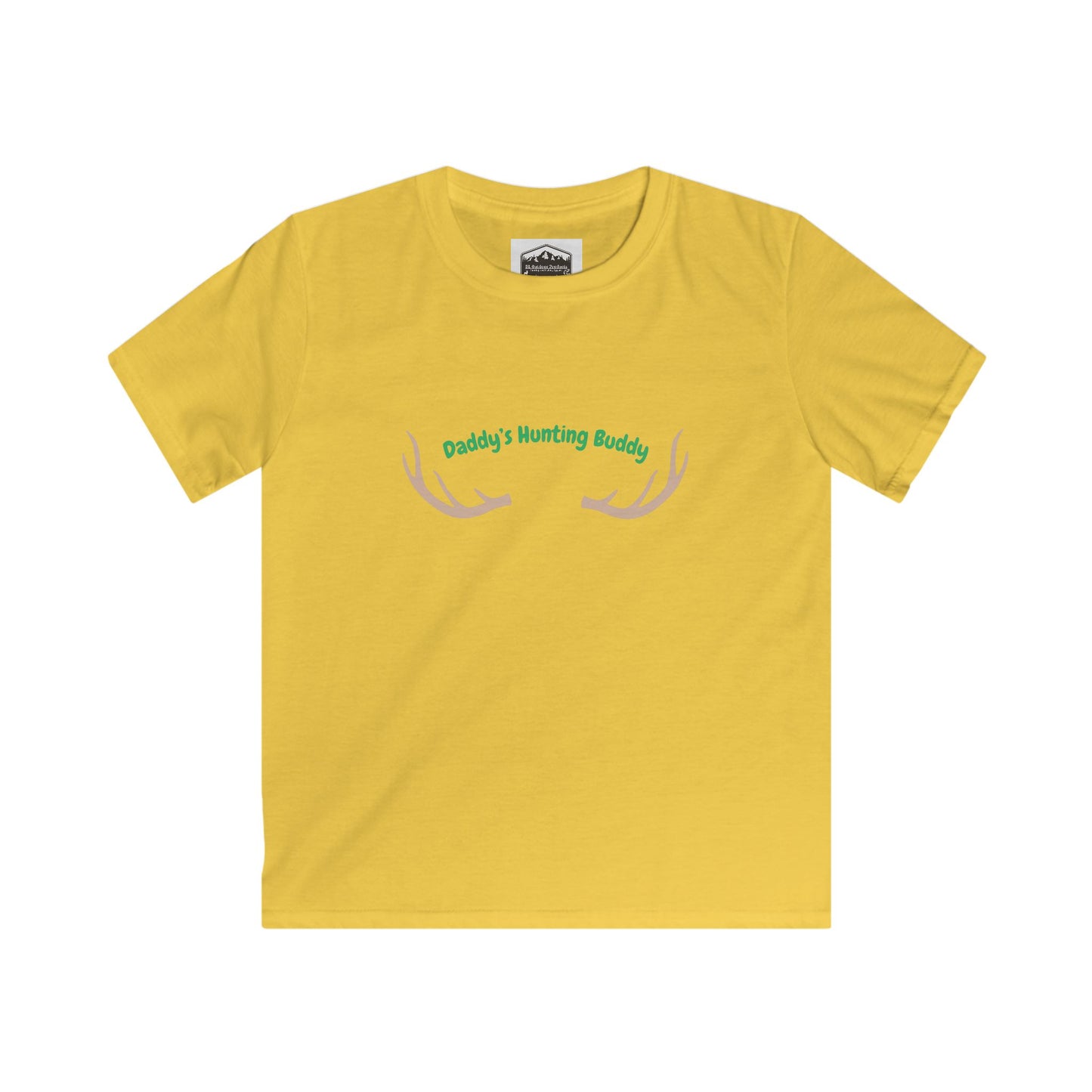 Daddy's Hunting Buddy Kids Softstyle Tee - Perfect for Little Outdoor Enthusiasts