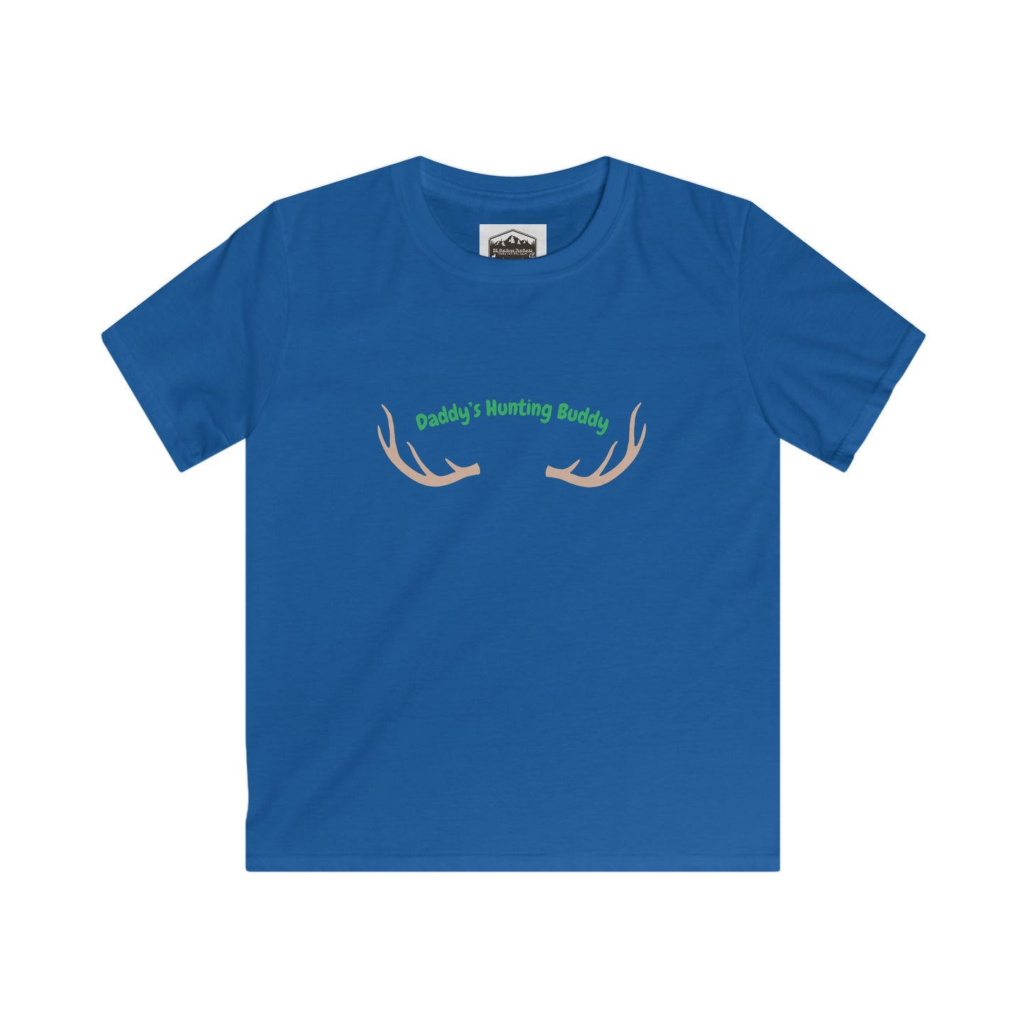 Daddy's Hunting Buddy Kids Softstyle Tee - Perfect for Little Outdoor Enthusiasts