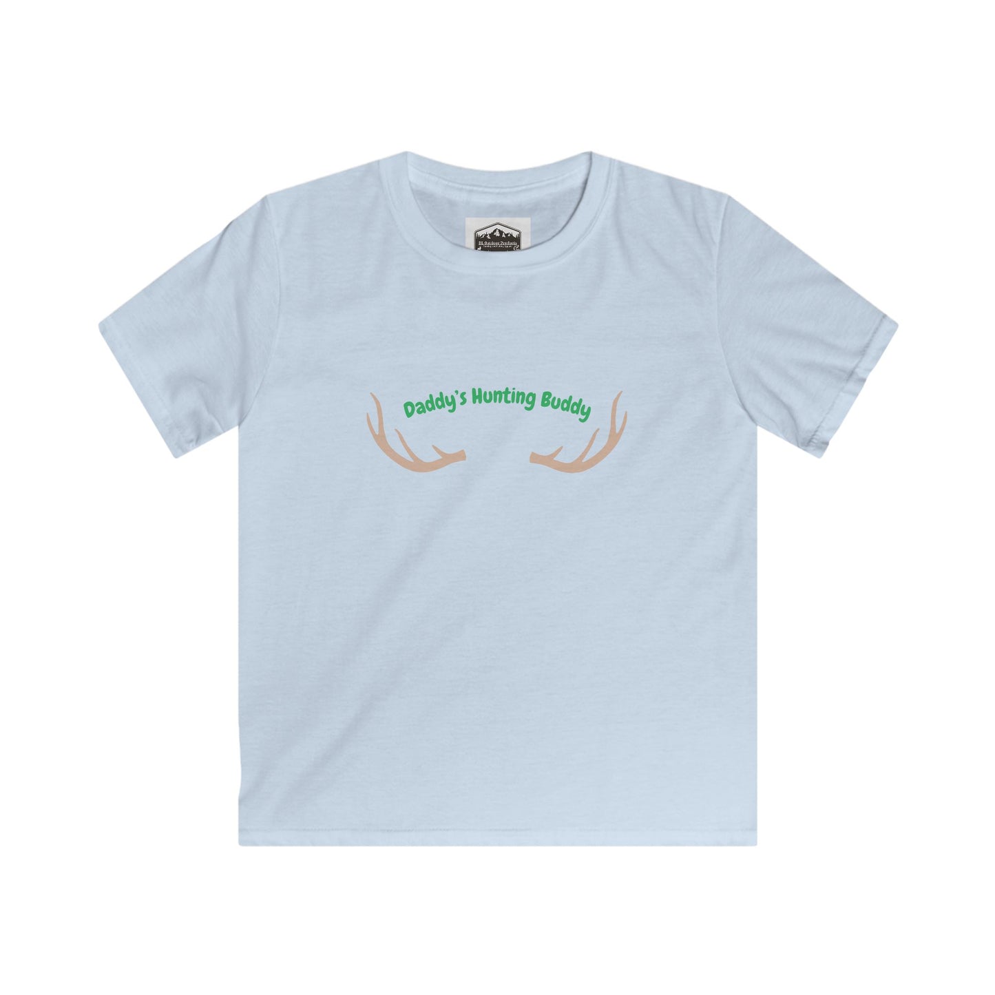 Daddy's Hunting Buddy Kids Softstyle Tee - Perfect for Little Outdoor Enthusiasts