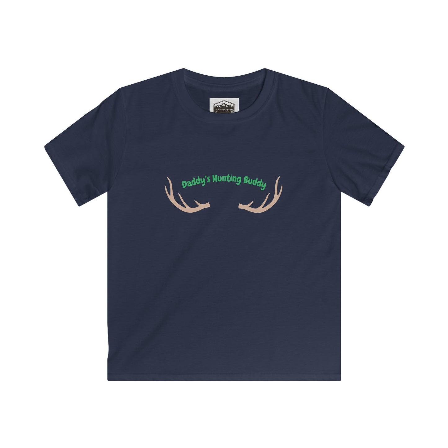 Daddy's Hunting Buddy Kids Softstyle Tee - Perfect for Little Outdoor Enthusiasts