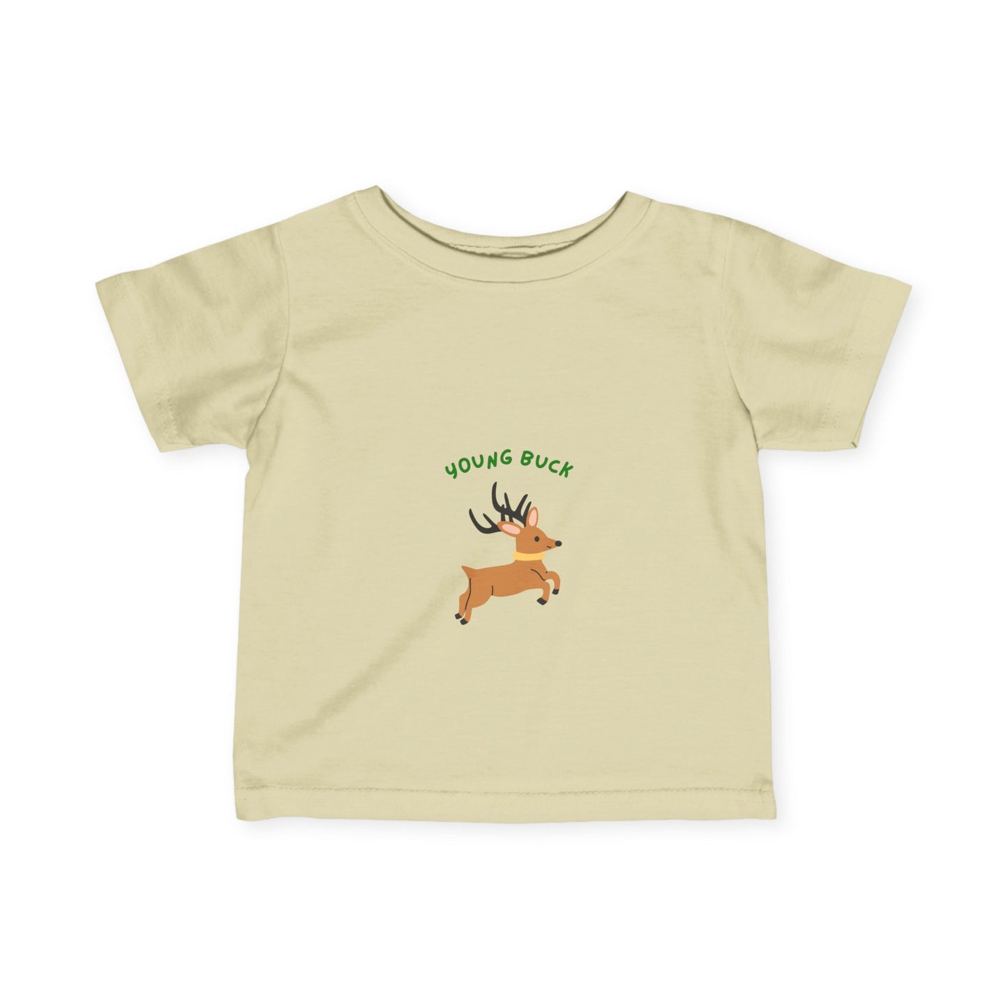 Young Buck Infant Fine Jersey Tee - Cute Kids T-Shirt for Nature Lovers