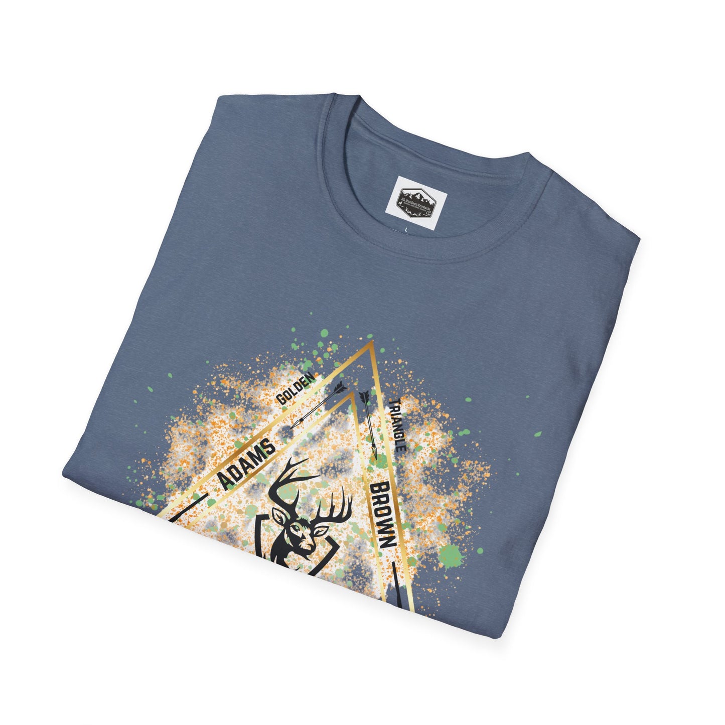 Golden Triangle Whitetail Hunter T-Shirt, Deer Hunting Shirt, Hunting Apparel, Outdoor Clothing, Hunter Gift, Camouflage Tee