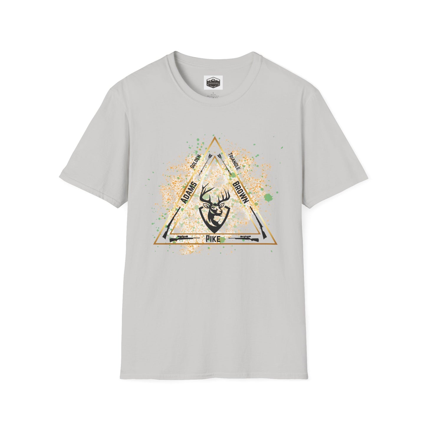 Golden Triangle Whitetail Hunter T-Shirt, Deer Hunting Shirt, Hunting Apparel, Outdoor Clothing, Hunter Gift, Camouflage Tee