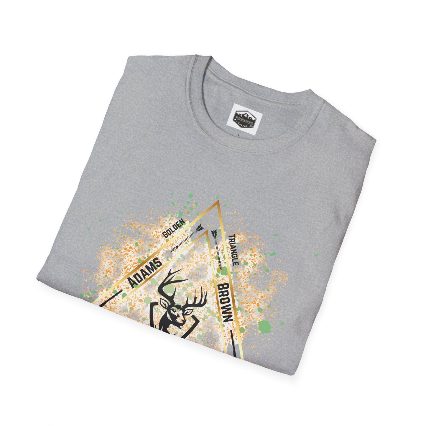 Golden Triangle Whitetail Hunter T-Shirt, Deer Hunting Shirt, Hunting Apparel, Outdoor Clothing, Hunter Gift, Camouflage Tee