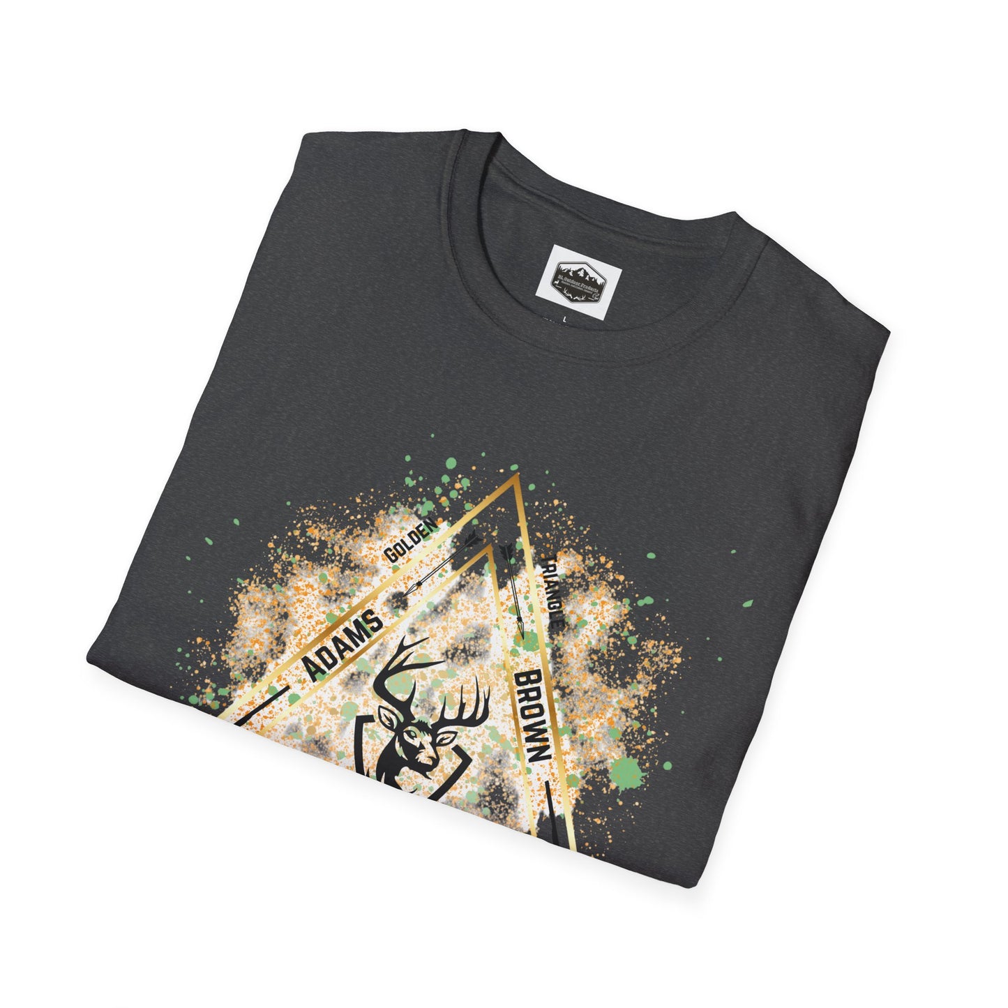 Golden Triangle Whitetail Hunter T-Shirt, Deer Hunting Shirt, Hunting Apparel, Outdoor Clothing, Hunter Gift, Camouflage Tee