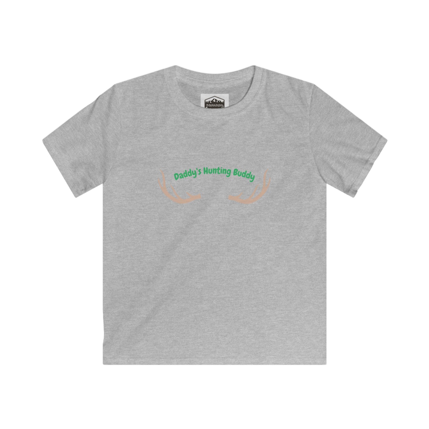 Daddy's Hunting Buddy Kids Softstyle Tee - Perfect for Little Outdoor Enthusiasts