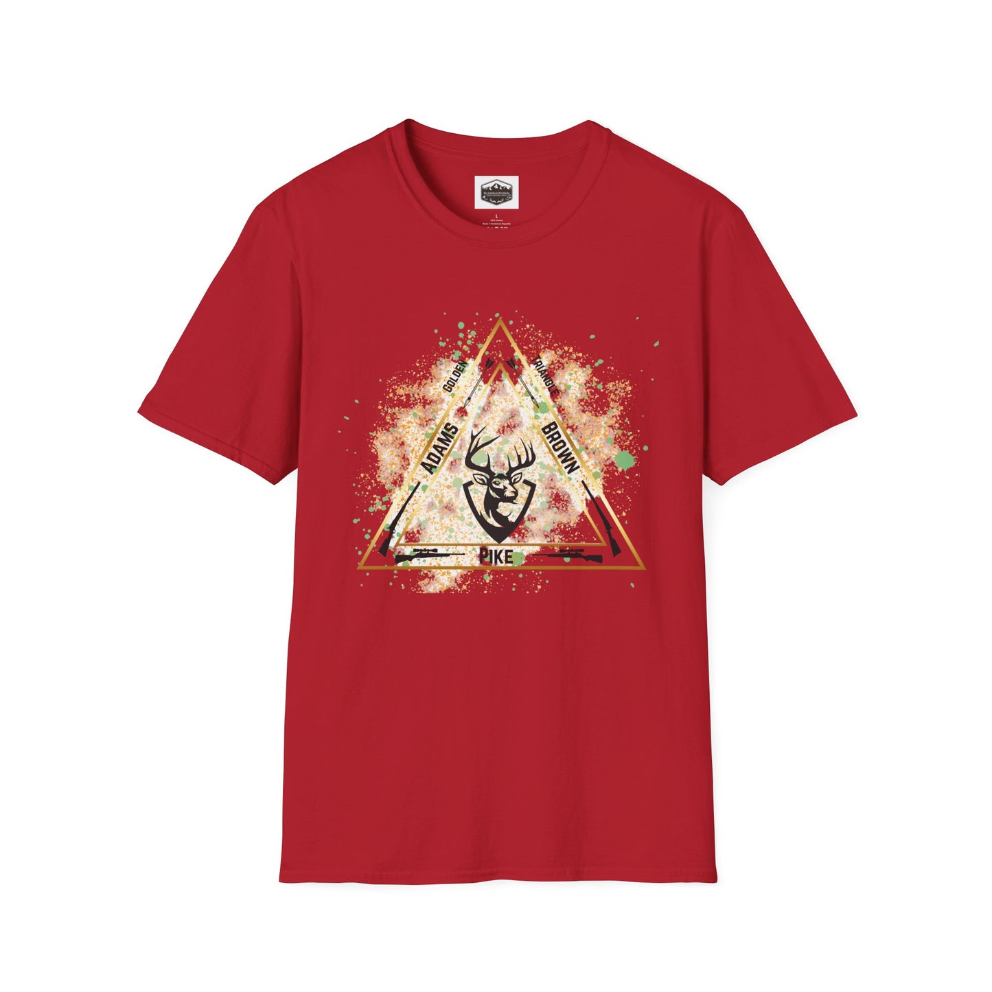 Golden Triangle Whitetail Hunter T-Shirt, Deer Hunting Shirt, Hunting Apparel, Outdoor Clothing, Hunter Gift, Camouflage Tee