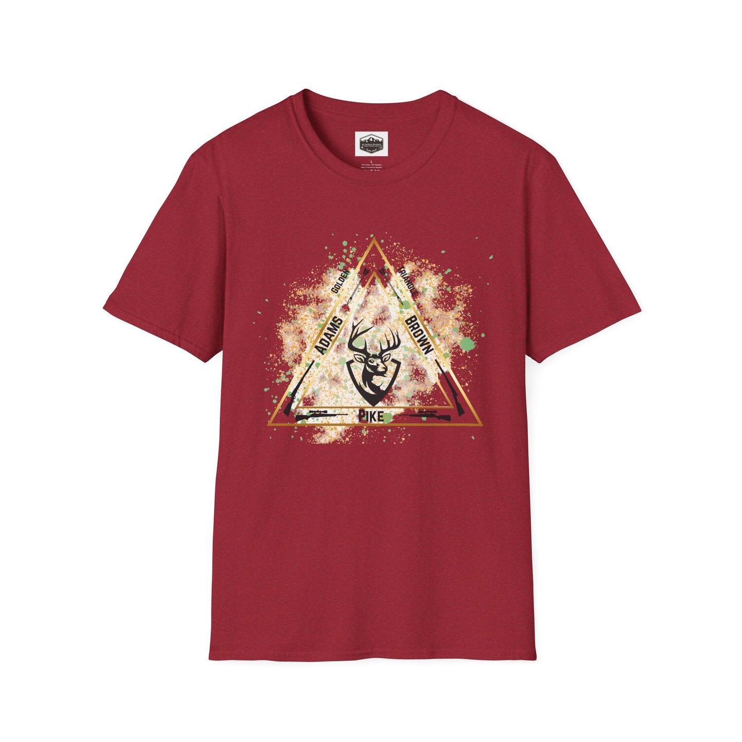 Golden Triangle Whitetail Hunter T-Shirt, Deer Hunting Shirt, Hunting Apparel, Outdoor Clothing, Hunter Gift, Camouflage Tee