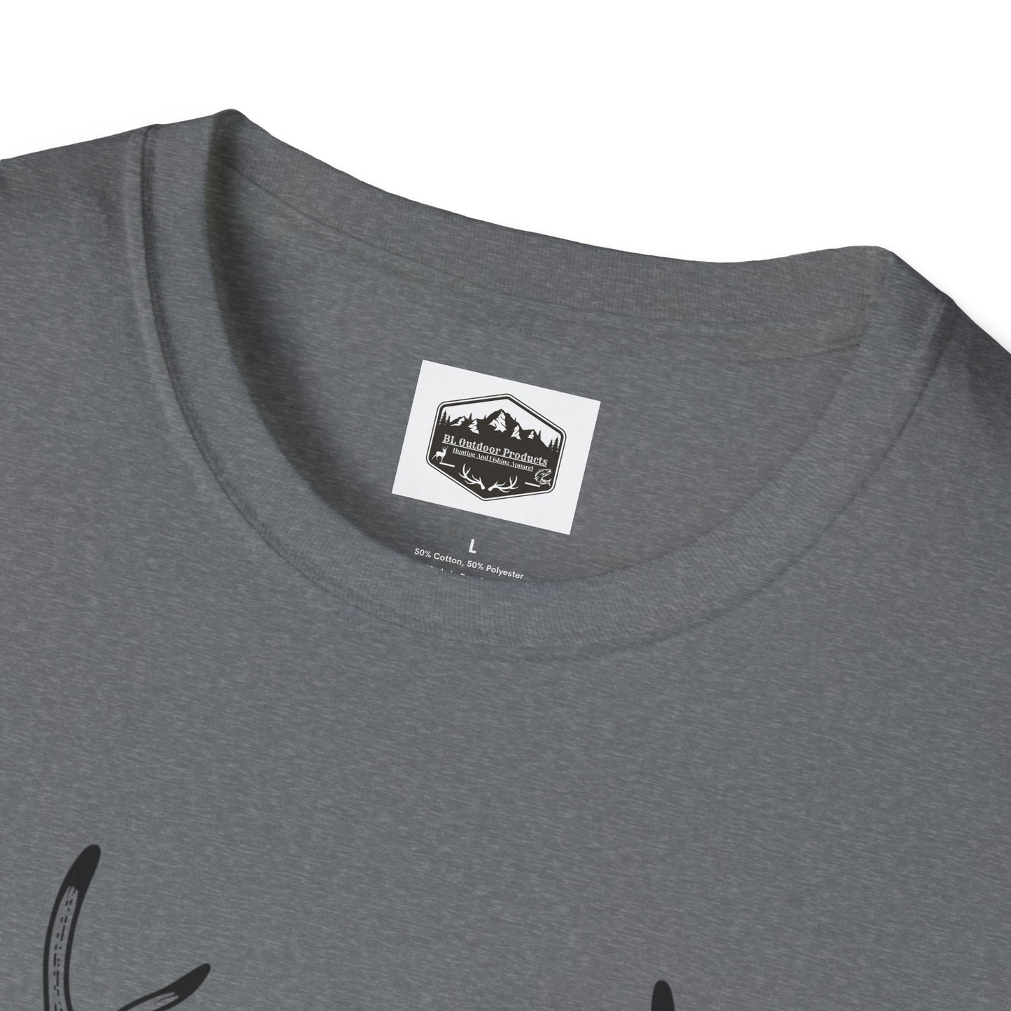 Deer Hunting Whack 'em Stack 'em Unisex Softstyle T-Shirt, Funny Hunting Tee, Hunting Season Shirt, Deer Hunter Gift, Outdoor Apparel