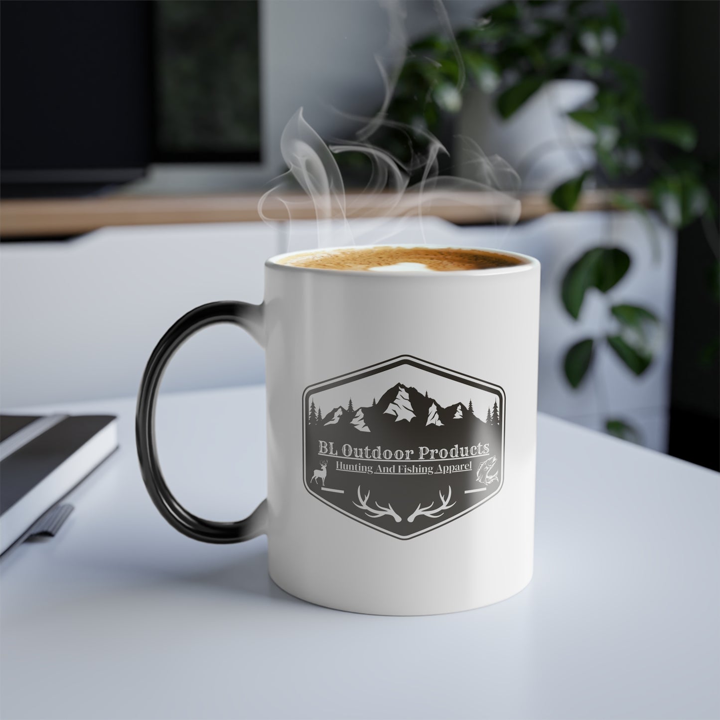 Adventure Awaits Color Morphing Mug, Perfect Gift for Outdoorsy Friends, Coffee Lovers, Camping, Hunting, Fishing